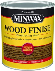 Minwax 70002444 Wood Finish Penetrating Stain, quart, Provincial