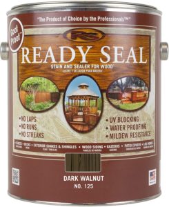 Ready Seal 125 1-Gallon Can Dark Walnut Exterior Stain and Sealer for Wood
