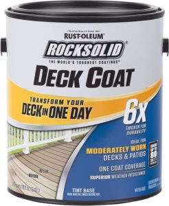 Rust-Oleum 319668 RockSolid 6X Deck Coat