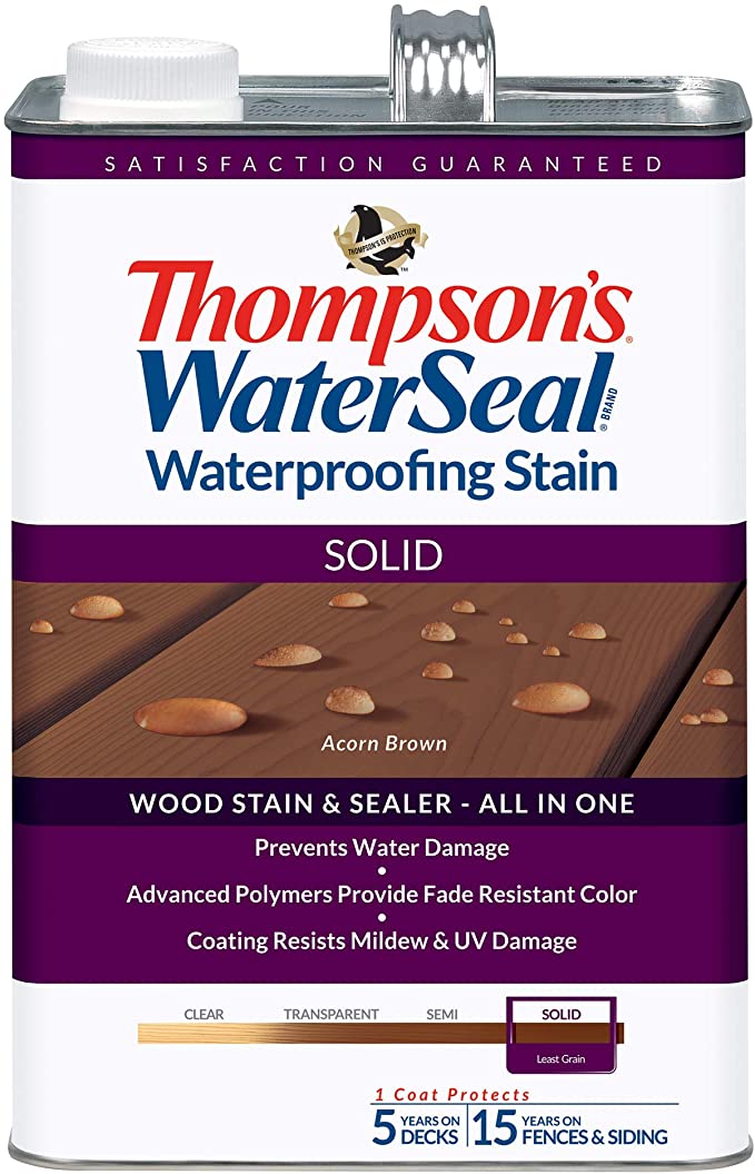 Thompson's WaterSeal Solid Stain, Woodland Cedar