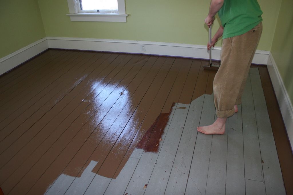 paint for hardwood floor