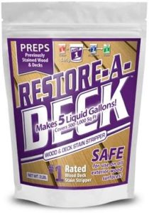 Restore-A-Deck Wood Stain Stripper