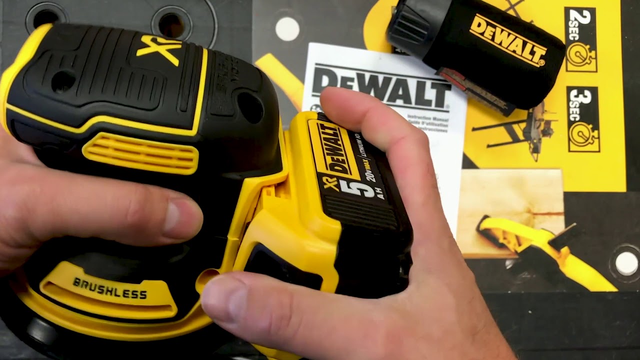 Third Image of DEWALT 20V MAX Orbital Sander machine