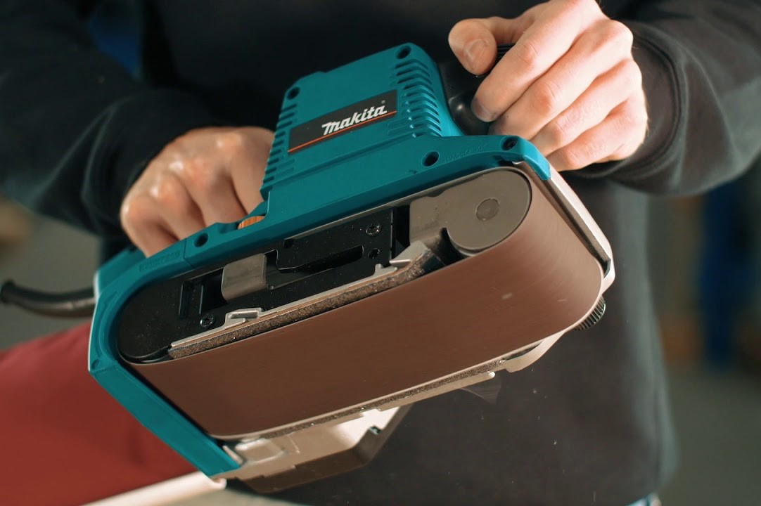 Third Image of Makita 9903 3 x 21 Belt Sander machine