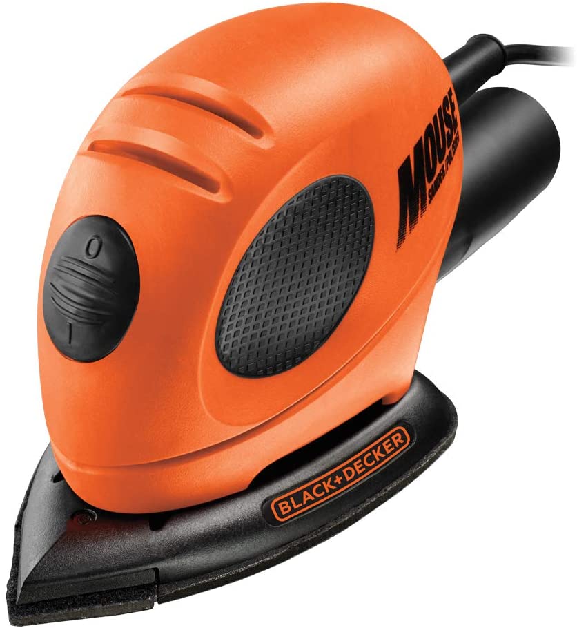 BLACK+DECKER 55 W Detail Mouse Electric Sander with Removable Quick Fit Tips and Sanding Sheets, KA161BC-GB