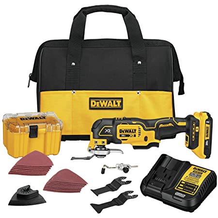 DEWALT DWE315K Multi Material Corded Oscillating Tool Kit with DWA4216 5-Piece Oscillating Accessory Kit