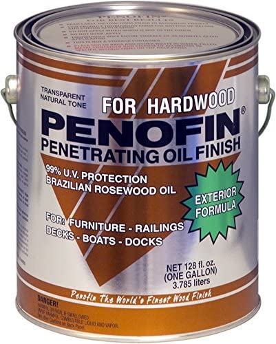 Penofin Deep Penetrating Oil Treatment for Exotic Hardwood Exterior, Wood Stain IPE Finish (1 Gallon)