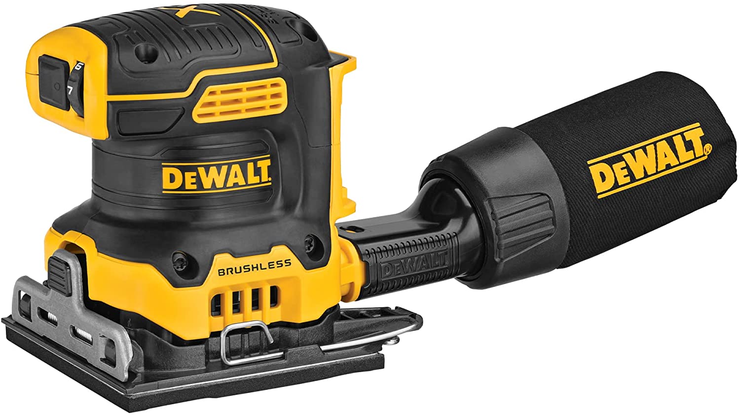 DEWALT 20V MAX XR Palm Sander, Sheet, Variable Speed, 1 4-Inch, Tool Only (DCW200B)