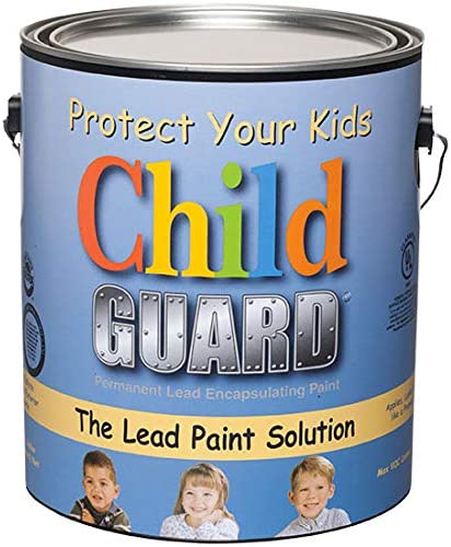 FIBERLOCK Paint Encapsulant, Safe Interior and Exterior Lead Encapsulation, Sealant Coat - 5600 - 1 Gallon, White