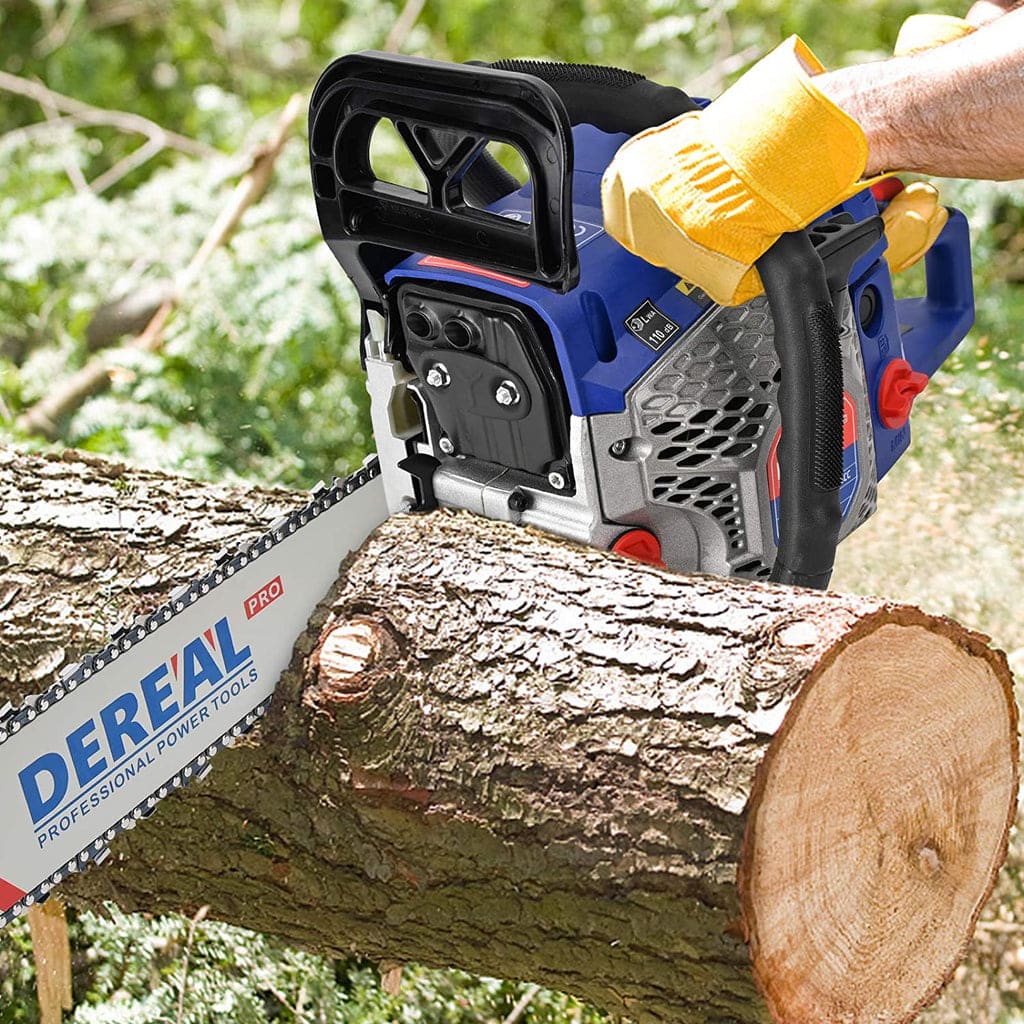 DEREAL Pro 62cc Gas Chainsaws 2-Cycle Gasoline Powered Chain Saws DEREAL Pro 62cc Gas Chainsaws 2-Cycle Gasoline Powered Chain Saws