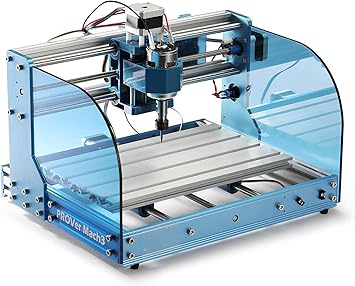 Genmitsu CNC Router Machine 3018-PROVer Mach3 with Mach3 Control, Limit Switches & Emergency-Stop, Plastic Acrylic PCB PVC Wood Carving Milling Engraving Machine,XYZ Working Area 300 x 180 x 45mm - - Amazon.com