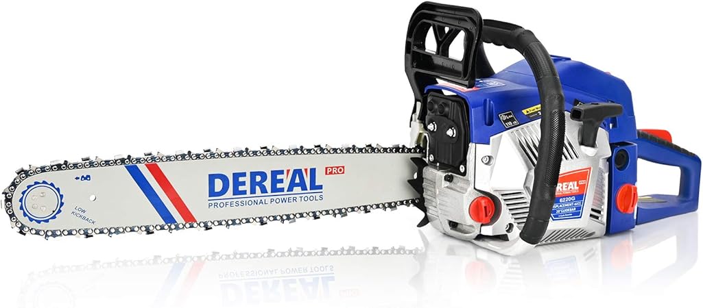 DEREAL Pro 62cc Gas Chainsaws 2-Cycle Gasoline Powered Chain Saws DEREAL Pro 62cc Gas Chainsaws 2-Cycle Gasoline Powered Chain Saws